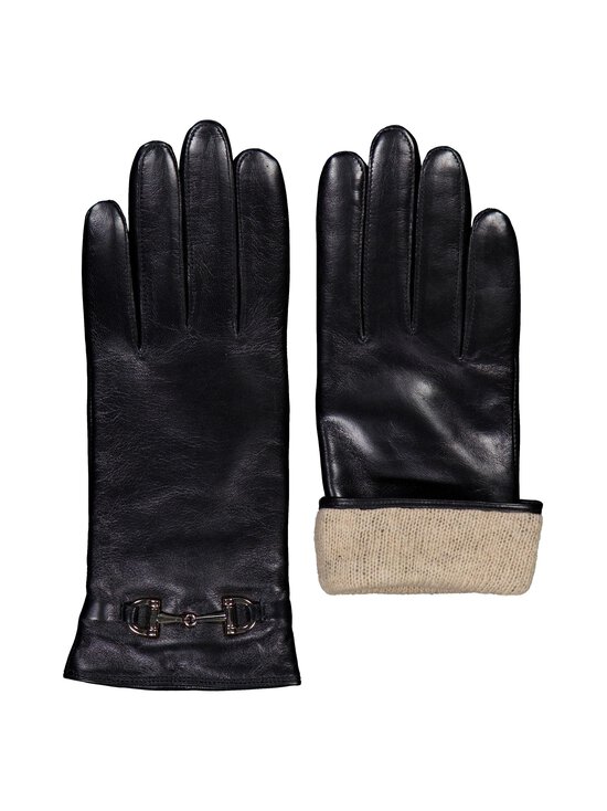 A+more - Oslo ādas cimdi ar vilnas oderi - BLACK | Stockmann - photo 4