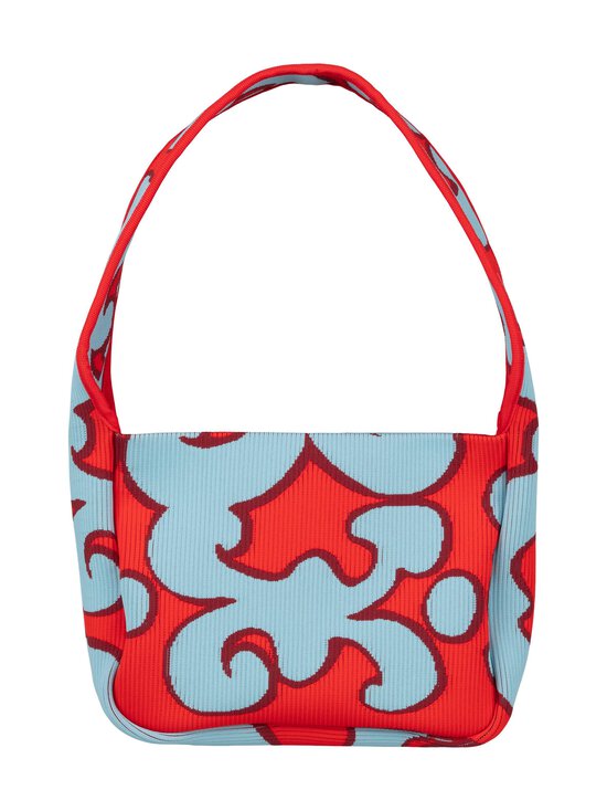Marimekko - Keidas Knitted -olkalaukku - 335 LIGHT BLUE, RED | Stockmann - photo 1