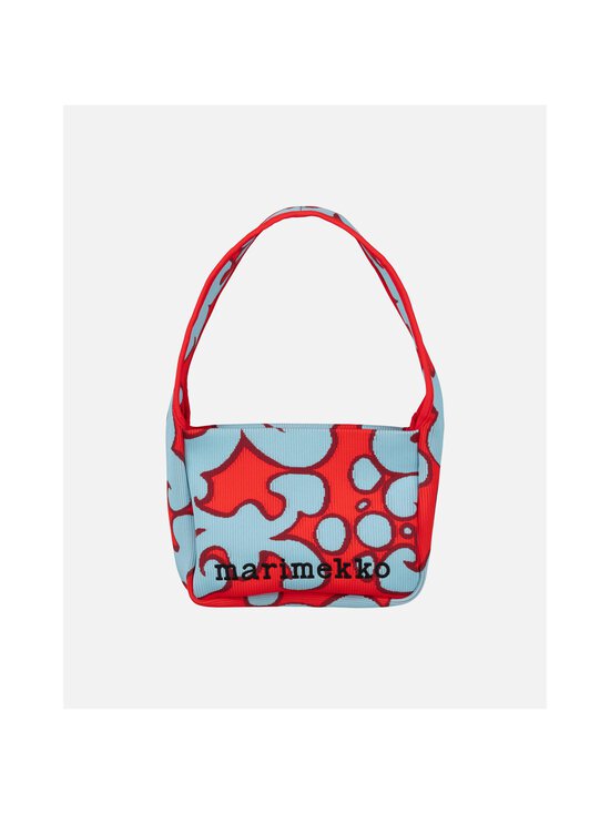 Marimekko - Keidas Knitted -olkalaukku - 335 LIGHT BLUE, RED | Stockmann - photo 3