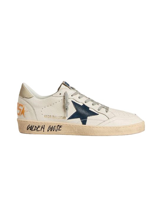 GOLDEN GOOSE - Ballstar Nappa Upper Toe -sneakerit - WHITE/BLUE/ICE | Stockmann - photo 1