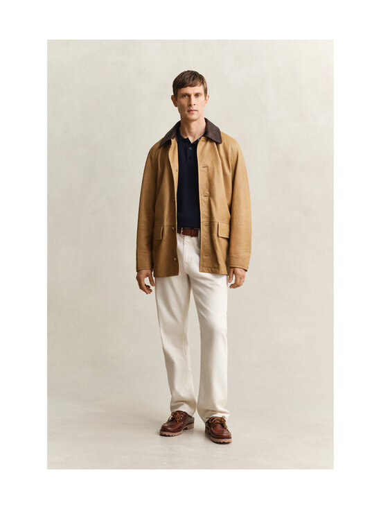 GANT - Micro Textured Polo -pikeepaita - 433 EVENING BLUE | Stockmann - photo 5