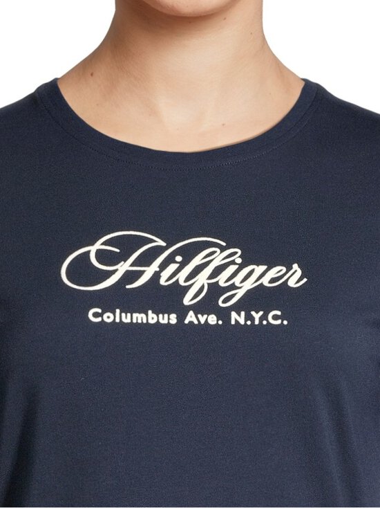 Tommy Hilfiger - Script t-paita - C1G DARK NIGHT NAVY | Stockmann - photo 4