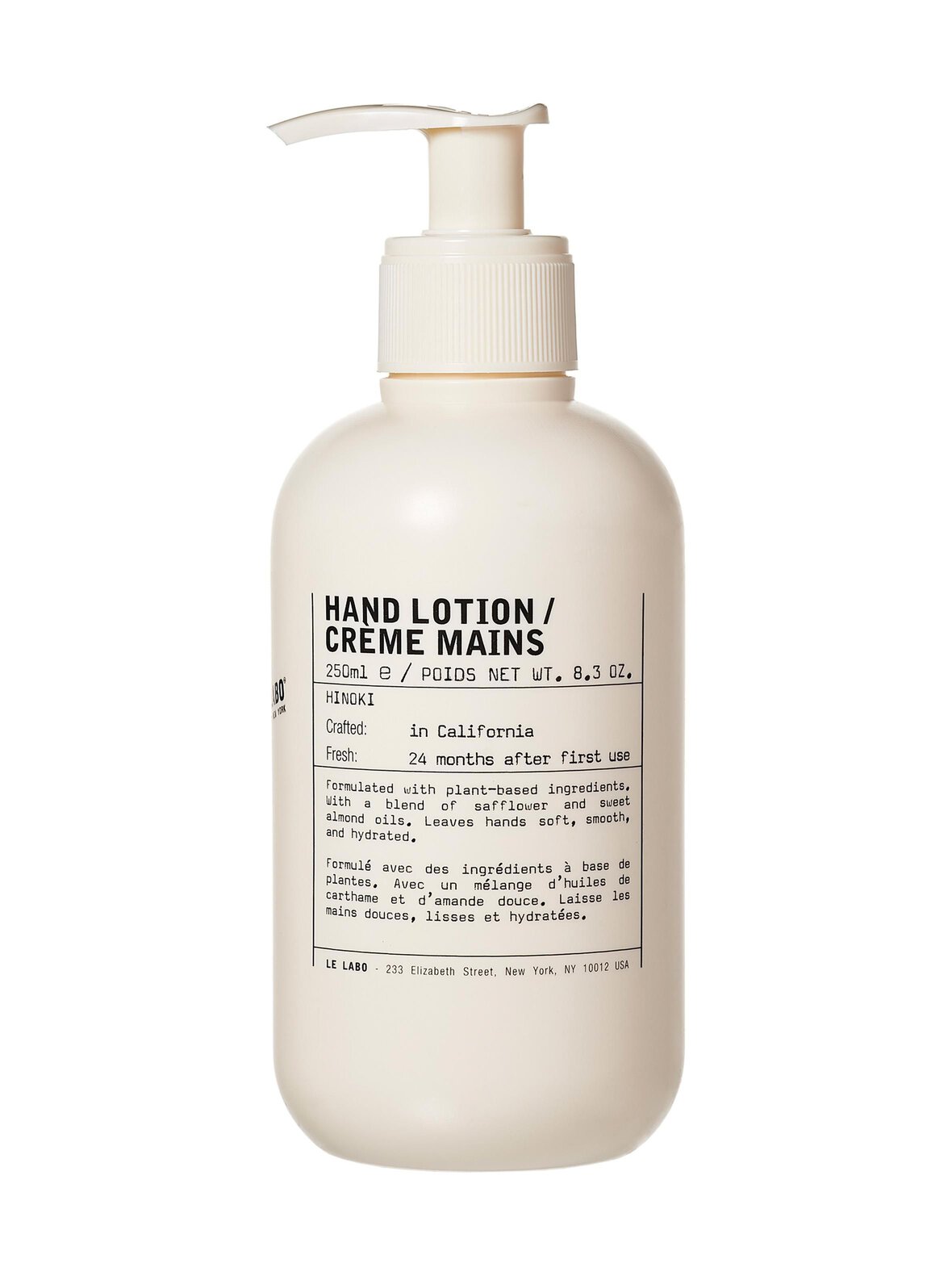 Hinoki hand lotion -käsivoide, 250ml
