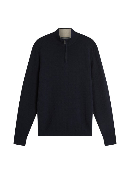 Ted Baker London - Jeremee Half Zip -neulepaita - NAVY | Stockmann - photo 1