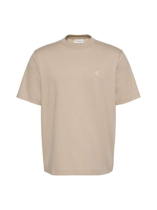 Calvin Klein Jeans - Monogram t-paita - PF0 WHITE PEPPER | Stockmann - photo 1