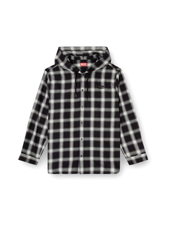 Diesel - S-IX-Ajfi-flanellikauluspaita - BLACK/WHITE 9XXB | Stockmann - photo 1