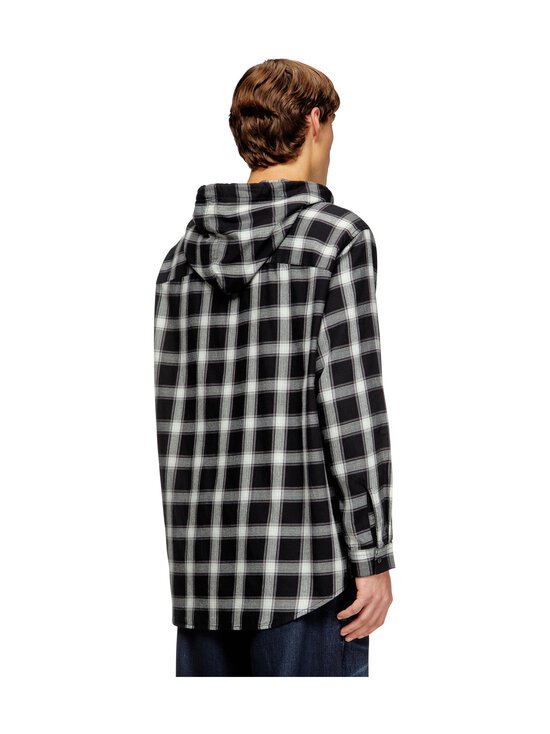 Diesel - S-IX-Ajfi-flanellikauluspaita - BLACK/WHITE 9XXB | Stockmann - photo 4