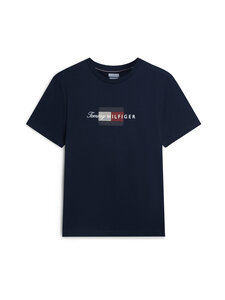 Tommy Hilfiger - T-särk Script Flag - DW5 DESERT SKY | Stockmann