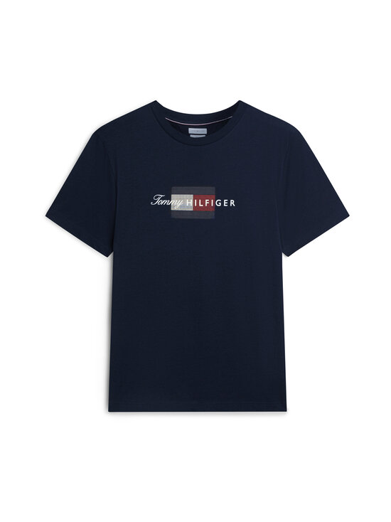 Tommy Hilfiger - T-särk Script Flag - DW5 DESERT SKY | Stockmann - photo 1