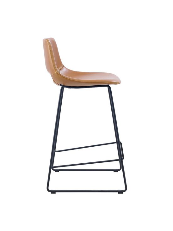 Kave Home - Zahara-baarituoli ruskea keinonahka K 65 cm - BROWN | Stockmann - photo 2