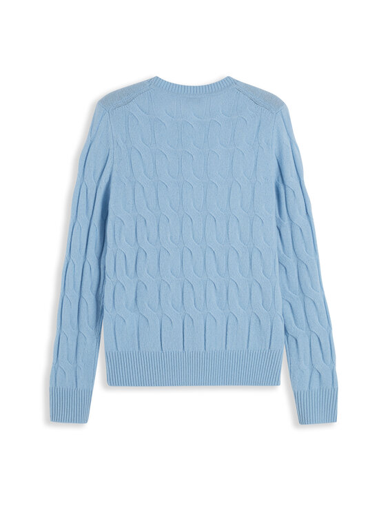 Tommy Hilfiger - Soft Wool -palmikkoneule - C13 FADED LIGHT BLUE | Stockmann - photo 2