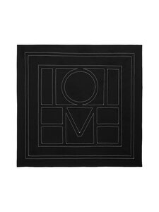 TOTEME - Embroidered Monogram -huivi - 001 BLACK | Stockmann