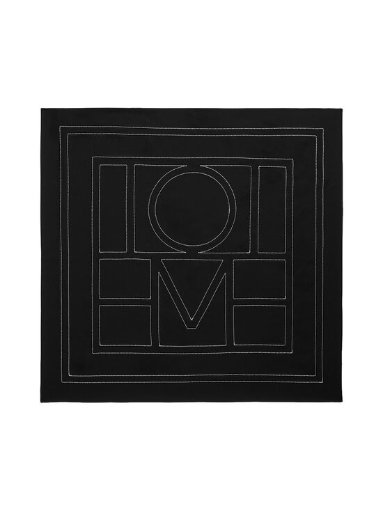 TOTEME - Embroidered Monogram -huivi - 001 BLACK | Stockmann - photo 1