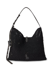 Polo Ralph Lauren - Kott Messenger Crossbody Large - BLACK | Stockmann