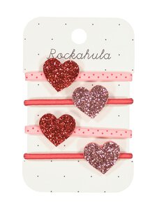 Rockahula - Love Heart Glitter -hiusdonitsit - RED | Stockmann