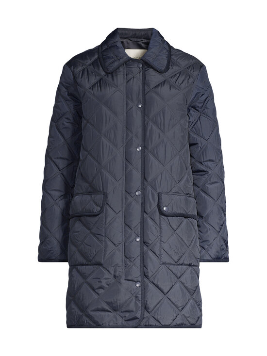 GANT - Stepēta jaka ar samta detaļām - 433 EVENING BLUE | Stockmann - photo 1