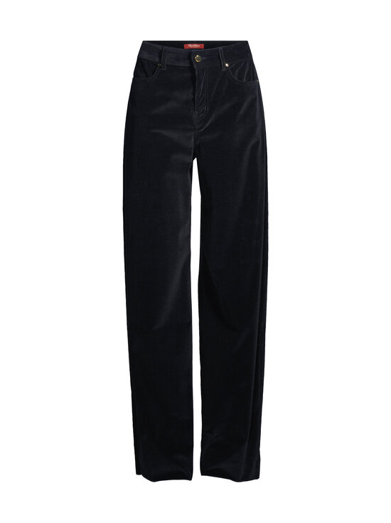Max Mara Studio - MstFragola Long -vakosamettihousut - 004 NAVY | Stockmann - photo 1