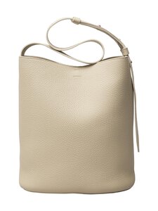 LIÉ STUDIO - The Norma Tote -nahkalaukku - CREAM WHITE GROSGRAIN | Stockmann