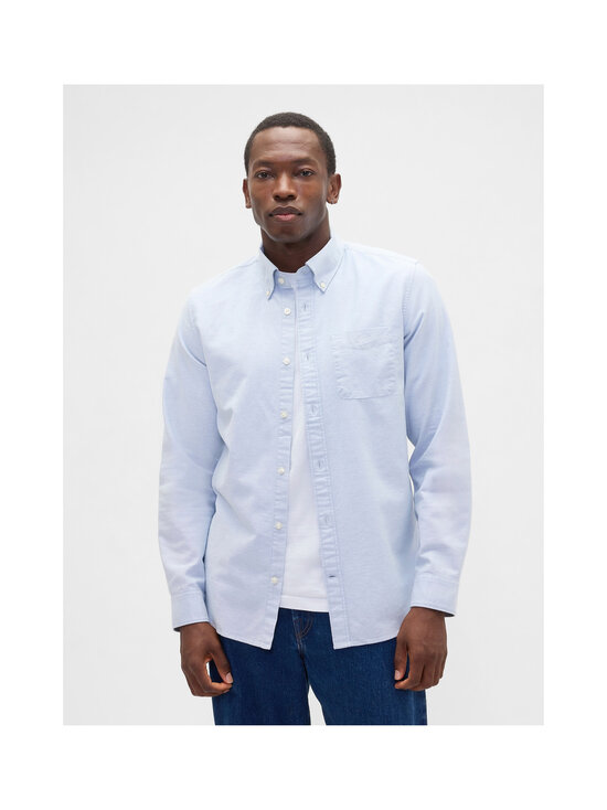 GAP - Standard Fit Oxford krekls ar apkakli - LIGHT BLUE | Stockmann - photo 2