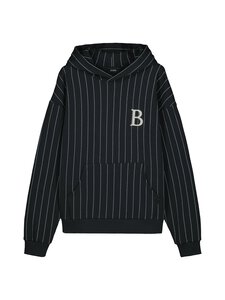 BILLEBEINO - Pinstripe-huppari - 980 BLACK ONYX PINSTRIPE BILLEBEINO - Pinstripe-huppari - 980 BLACK ONYX PINSTRIPE | Stockmann