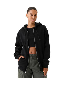 GAP - Fleece Full Zip džemperis ar kapuci - TRUE BLACK V2 2 | Stockmann