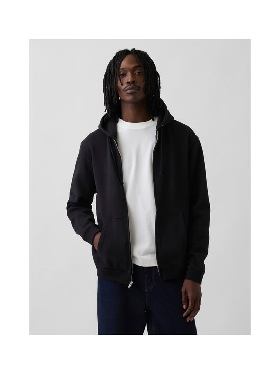 GAP - Fleece Full Zip džemperis ar kapuci - TRUE BLACK V2 2 | Stockmann - photo 3