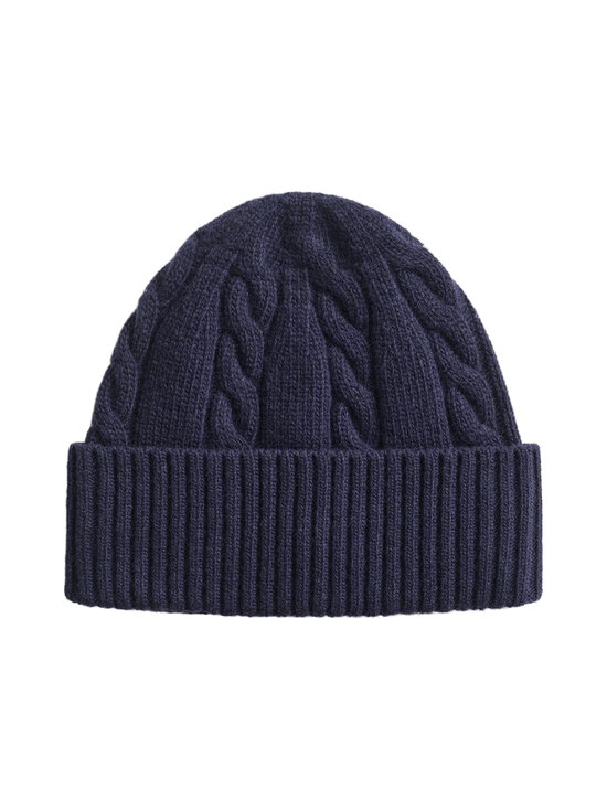 GANT - Wool-palmikkoneulepipo - 433 EVENING BLUE | Stockmann - photo 1
