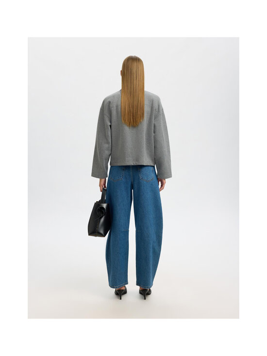 Selected - Polosärk SlfAri Gia - MEDIUM GREY MELANGE | Stockmann - photo 2