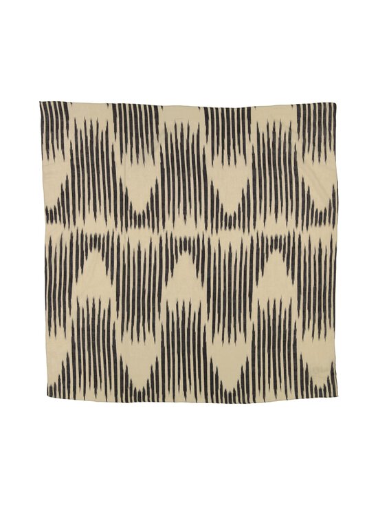 A+more - Arina kokvilnas lakats 100 x 100 cm - BEIGE/BLACK | Stockmann - photo 2
