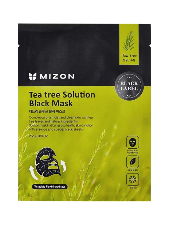 Teatree Solution Black Mask -kangasnaamio 25g