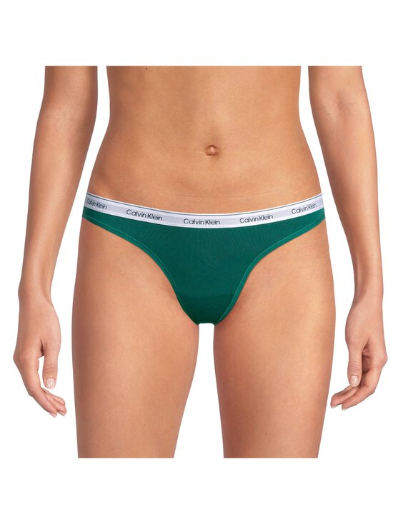 Calvin Klein Underwear - Thong-alushousut 3-pack - 31U BLACK/GREY HEATHER/TURF | Stockmann - photo 6