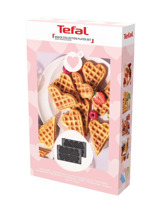 Tefal - Snack Collection Extra Heart Waffles -vohvelilevyt - BLACK | Stockmann - photo 3