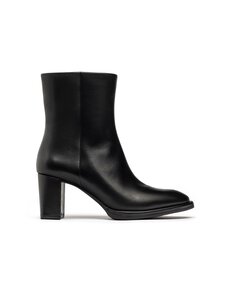Unisa - Lebit Block Heel Zipper -nilkkurit - BLACK | Stockmann