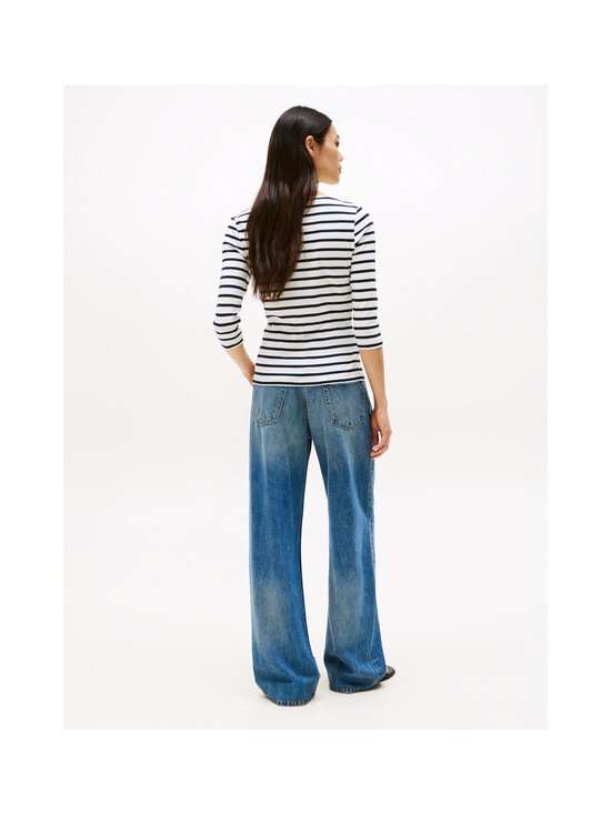 Tommy Hilfiger - Slim Cody Boat Neck Shirt - 03L BRETON/ ECU/ DARK NIGHT NAVY | Stockmann - photo 3