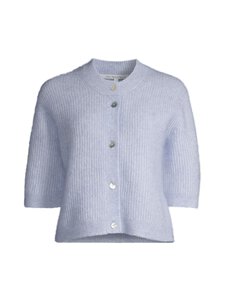 SECOND FEMALE - Andrea Rib -neuletakki - 5028 BRUNNERA BLUE | Stockmann