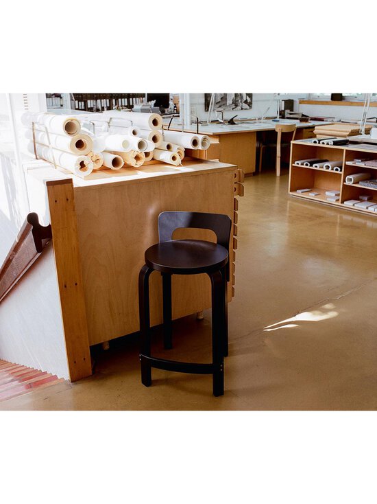 Artek - Työtuoli K65 - KOIVU,MUSTA - photo 2 Artek - Työtuoli K65 - KOIVU,MUSTA | Stockmann - photo 2