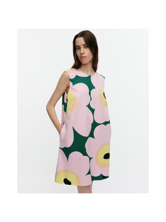Marimekko - Siluetti Unikko -mekko - 631 GREEN PINK YELLOW | Stockmann - photo 5