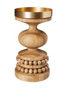 Aarikka - Keisarinna-kynttilänjalka - U040/K OAK/GOLD | Stockmann