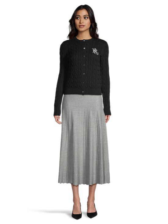 Lauren Ralph Lauren - Ralhan-palmikkoneuletakki - BLACK - photo 2 Lauren Ralph Lauren - Ralhan-palmikkoneuletakki - BLACK | Stockmann - photo 2