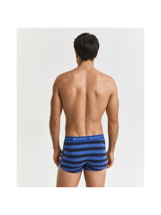 GANT - Raidalliset bokserialushousut 3-pack - 407 RICH BLUE | Stockmann - photo 3