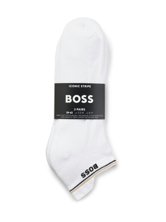 BOSS - Sokid Iconic Stripe, 3 paari - WHITE | Stockmann - photo 2