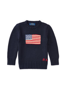 Polo Ralph Lauren - Flag adīts džemperis - 001 HUNTER NAVY | Stockmann