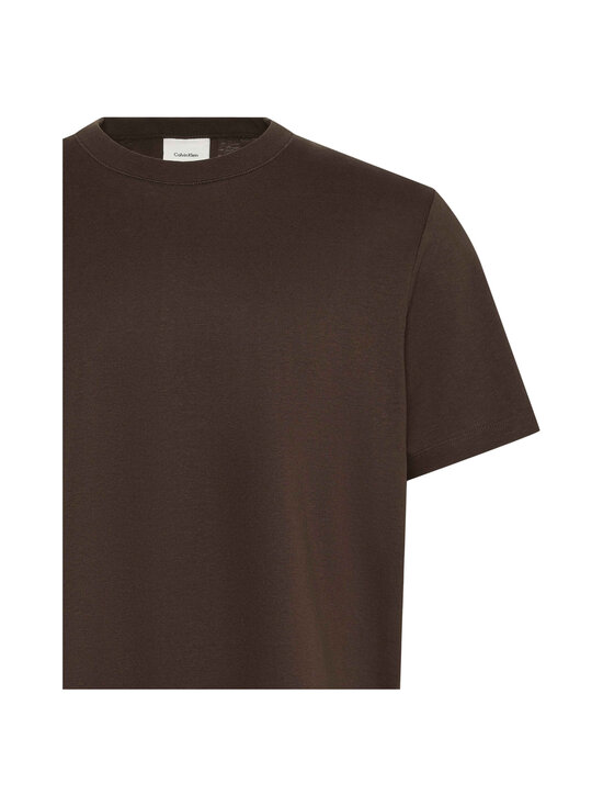 Calvin Klein Menswear - Linen Blend t-paita - TO2 DARK COFFEE | Stockmann - photo 3