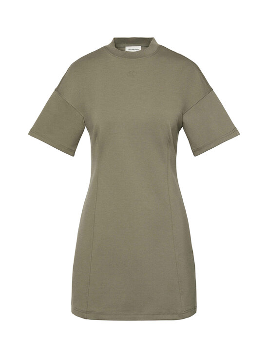 Calvin Klein Jeans - Monogram Interlock -mekko - LDY DUSTY OLIVE | Stockmann - photo 1