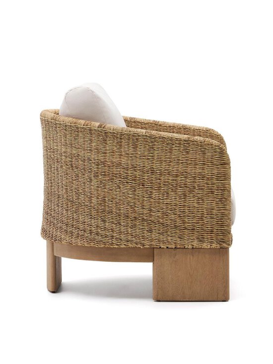Kave Home - Xoriguer-nojatuoli eukalyptus/polyrottinki - BEIGE | Stockmann - photo 2