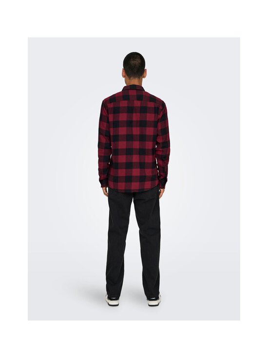 Only & Sons - Onsgudmund flanellsärk - CABERNET | Stockmann - photo 4