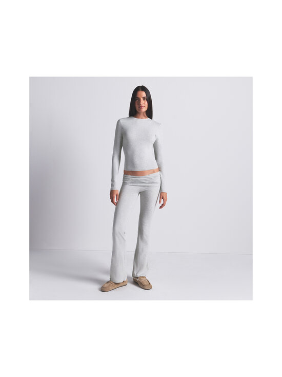 SKIMS - Cotton Jersey Long Sleeve -trikoopaita - LIGHT HEATHER GREY | Stockmann - photo 3