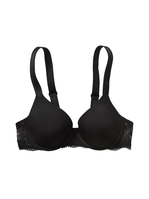 BLACK Closely The Lace T-shirt Bra -rintaliivit