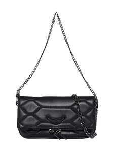 Zadig&Voltaire - Nahkkott Rock Nano Xl Mat Scale - 011 BLACK | Stockmann