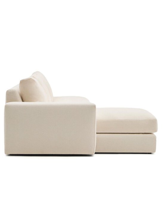 Kave Home - Alea-divaanisohva Liberty-kangas vaalea beige L 340 cm / vasen - WHITE | Stockmann - photo 3